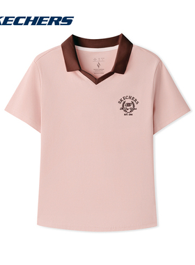 SKECHERS(斯凯奇)|（新品）2026夏女短袖衫 L226W035-01DD