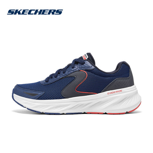 Skechers斯凯奇新款男轻便舒适休闲网面绑带运动鞋232838WW/NVRD
