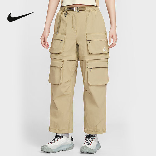 NIKE耐克ACG女裤可拆卸长裤短裤两穿防泼水宽松工装裤HV6392-276