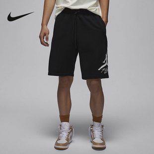 Jordan耐克短裤男夏季休闲飞人印花宽松透气运动五分裤FV7310-010