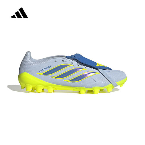adidas阿迪达斯翻折鞋舌2G/3G偏软人造草场定制短钉足球鞋 JS0345