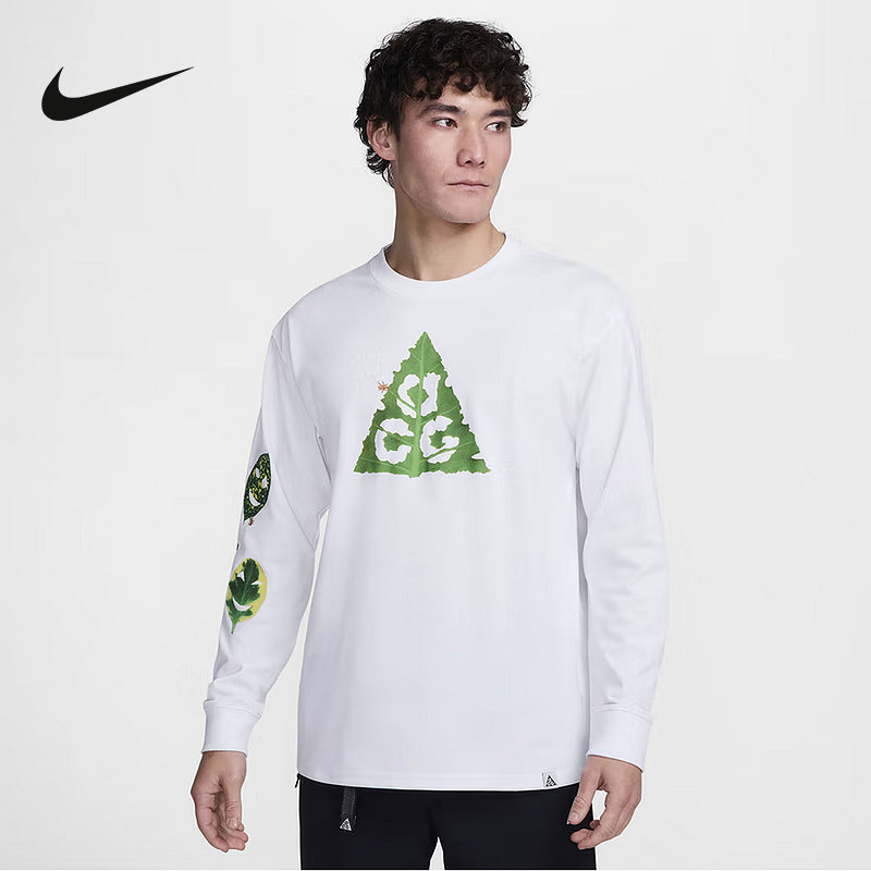 Nike耐克ACG男子户外休闲运动圆领套头衫速干长袖T恤  HJ0803-121