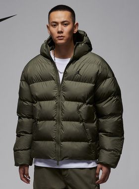 JORDAN耐克男子宽松夹克冬季新款保暖防泼水棉服外套HV0533-222