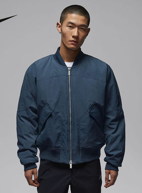 NIKE耐克Jordan男子薄款棉服2026春季耐穿宽松休闲夹克IH0872-464