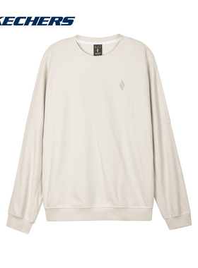 SKECHERS|（新款）2024秋男针织套头卫衣 L124M034-00F1
