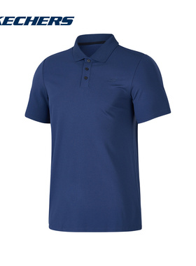 SKECHERS|（新款）2024秋男短袖POLO衫 P324M026-02MZ