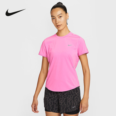 NIKE耐克女子短袖秋季新款运动休闲时尚潮流圆领T恤HM9699-675
