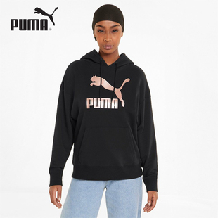 运动服休闲舒适连帽卫衣535337 Puma彪马女装 套头衫 2022春季 新款