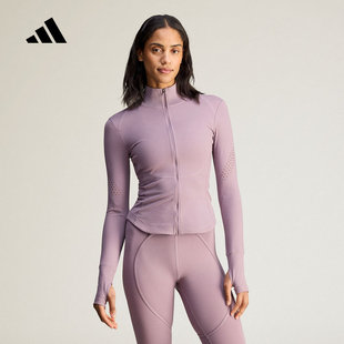 2026夏女针织夹克 新品 JY8144 adidas 阿迪达斯