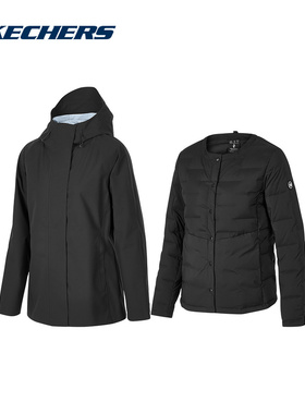 SKECHERS|（新品）2024冬女梭织外套 P424W075-0018