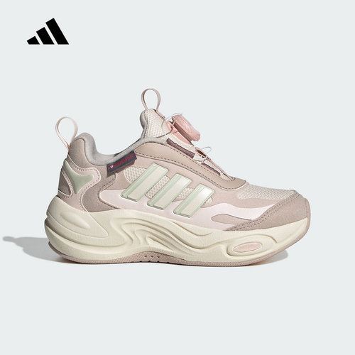 adidas阿迪达斯女大童暖芯热力鞋BOA旋钮缓震回弹休闲鞋 JR2145