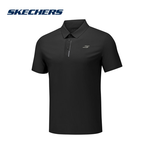 Skechers斯凯奇2026夏季男士短袖运动休闲时尚翻领POLO衫P326M059