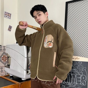 PUMA彪马男款上衣冬季新款时尚运动保暖羊羔绒外套624528-93