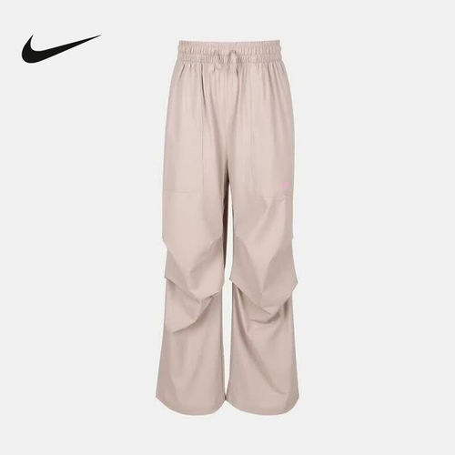 NIKE耐克秋季新品女裤户外运动裤抽绳宽松休闲透气长裤IZ7516-211