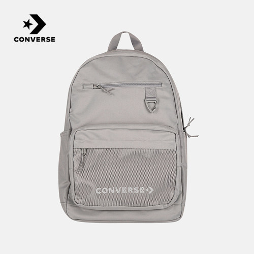 Converse匡威春季新品多口袋LOGO简约休闲男女双肩包 UA5858-GD9