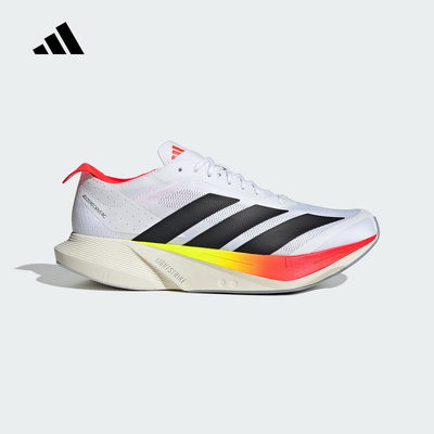 adidas阿迪达斯ADIZERO超轻透气缓震专业竞速跑步运动鞋男JR9380