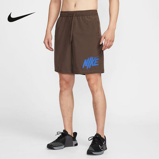 Nike耐克男子夏季新款训练印花透气速干运动中长裤短裤HV0385-237