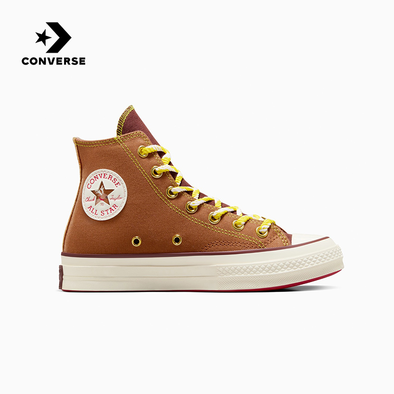 CONVERSE匡威男女新款Chuck 70驯鹿粘贴布偶高帮帆布鞋CSA07979