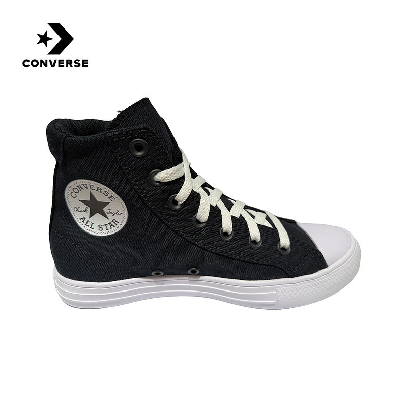 Converse匡威春新款男女情侣鞋高帮帆布鞋星星贴片休闲鞋A1