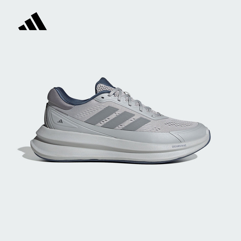 adidas阿迪达斯新款男超轻缓震回弹网面运动休闲跑步鞋透气JQ
