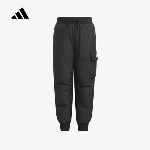 adidas阿迪达斯冬季防风保暖拒水宽松休闲裤男小童羽绒裤 KB5132