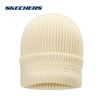 SKECHERS|（新款）2025冬中性针织帽 P425U028-001J