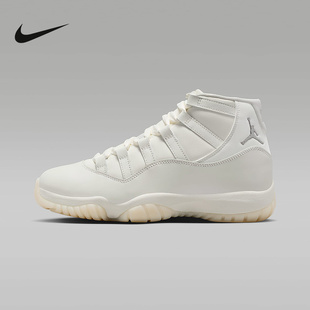 Jordan耐克女鞋AJ11复刻运动鞋缓震实战复古中帮篮球鞋AR0715-110