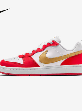 Nike耐克女鞋Court Borough白红色金勾运动鞋低帮板鞋DV5456-137