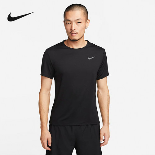 nike耐克Dri-FIT Miler 男子短袖运动上衣跑步透气T恤DV9316-010