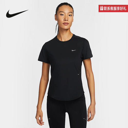 Nike耐克官方运动2025春女短袖针织衫 HM9699-010