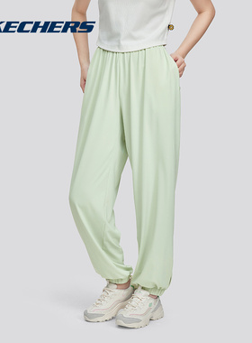 SKECHERS(斯凯奇)|（新款）2024夏女针织长裤 L224W075-0215