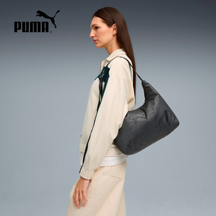 PUMA彪马休闲包秋季新款女子黑色通勤包手拎斜跨单肩包091709-04