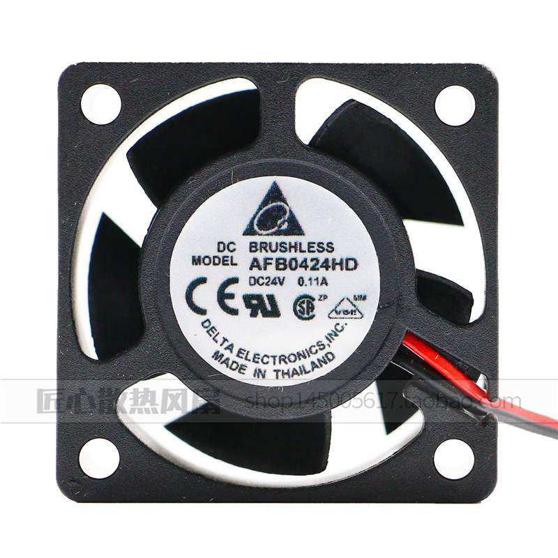台达 4020 24v 0.11A 4cm 大风量 车载逆变 变频器风扇 AFB0424HD
