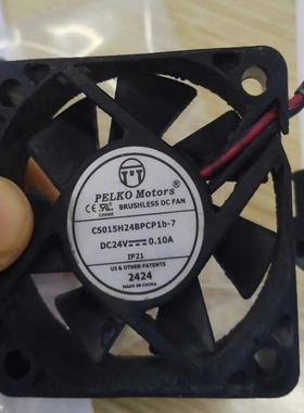 PELKO MOTORS C5015H24BPCP1B-7 DC 24V 0.10A 5厘米变频器风扇