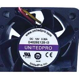 D4028E12B-13原装UNITEDPRO 12V 0.35A 4028 4CM厘米服务器风扇