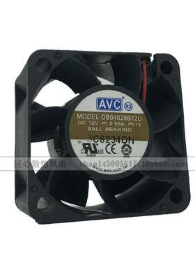 AVC 4028 滚珠 12v 0.66A 40*40*28MM 4CM/厘米大风量超暴力风扇