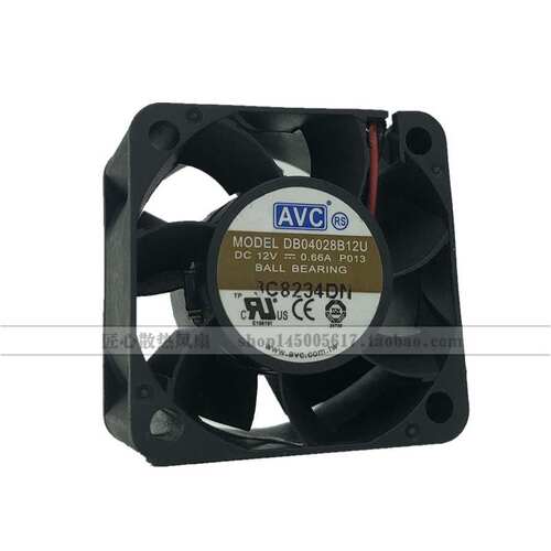 AVC 4028 滚珠 12v 0.66A 40*40*28MM 4CM/厘米大风量超暴力风扇