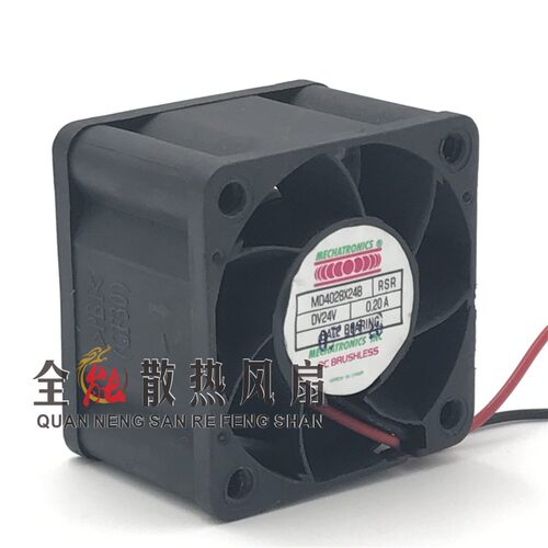 原装MECHATRONICS MD4028X24B-RSR 24V 0.20A 散热风扇