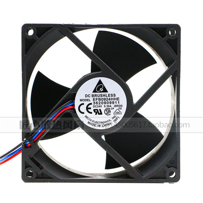 DC BRUSHLESS EFB0924HHE 3620909911 24V 0.30A 9CM 变频器 风扇
