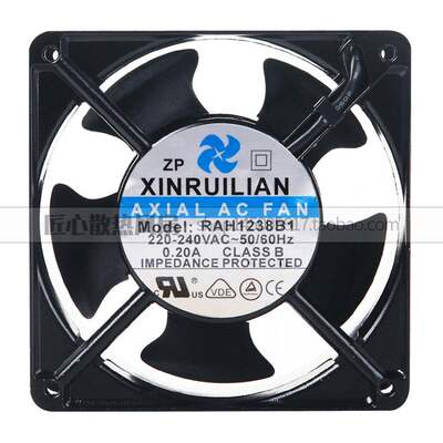 欣瑞联 RAH1238B1 220V 0.20A 12038 12CM 电焊机 烤炉 烤箱风扇