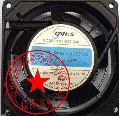 F2E-92S-230 230VAC 50/60HZ 0.08/0.07A 92MM 散热风扇机柜风扇