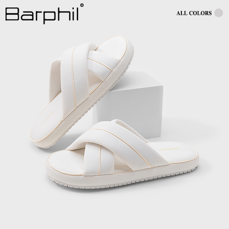 Barphil拖鞋女2025新款春秋厚底家居休闲百搭静音防滑时尚凉拖鞋