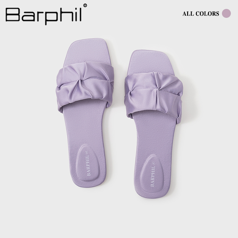 Barphil凉拖鞋女2025新款夏季室内居家外穿防滑轻奢设计感蝴蝶结