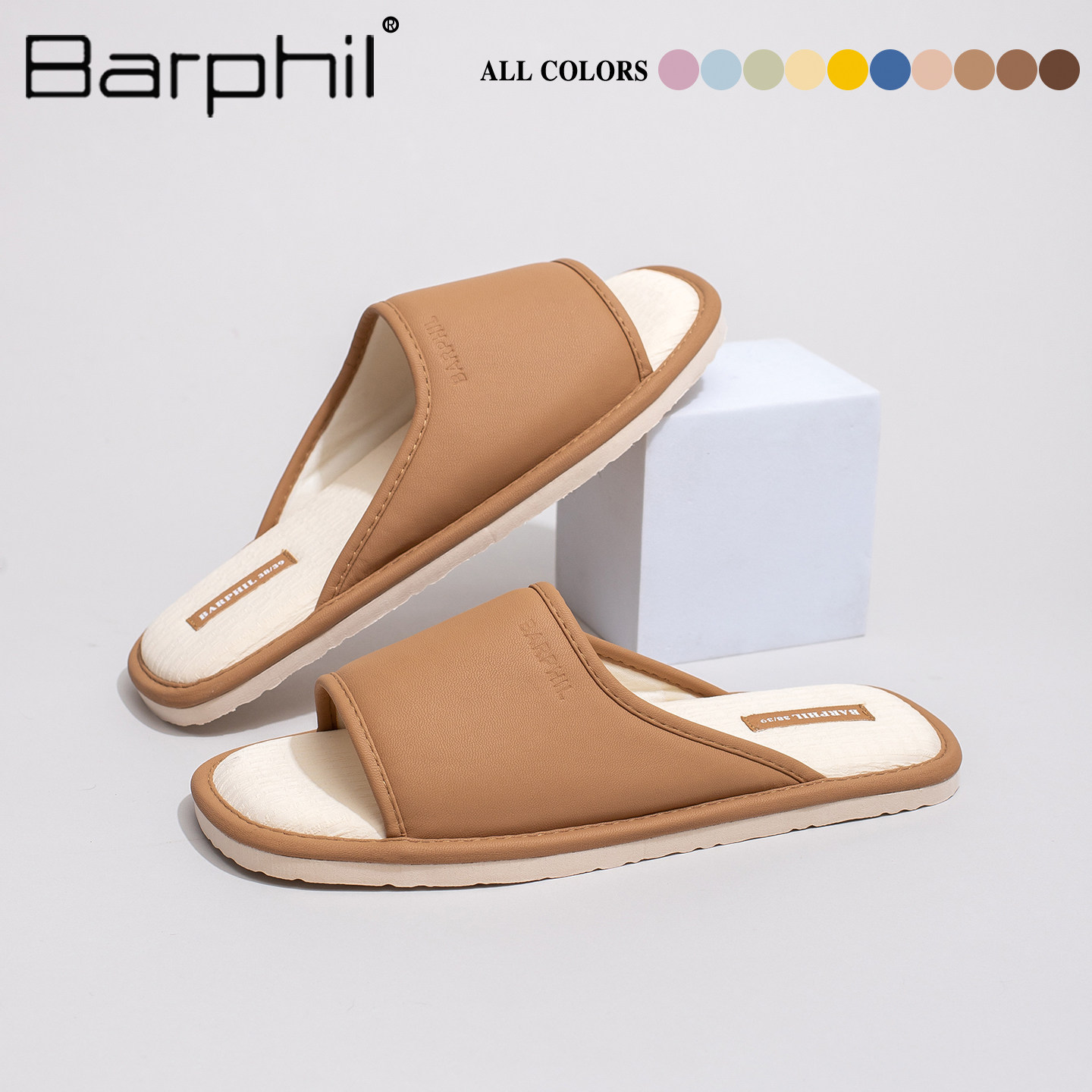Barphil拖鞋女款室内家居2026春夏新款防滑吸汗透气情侣轻便休闲,居家布艺,居家凉拖/凉鞋,淘宝优惠券,粉丝福利购,淘宝优惠卷