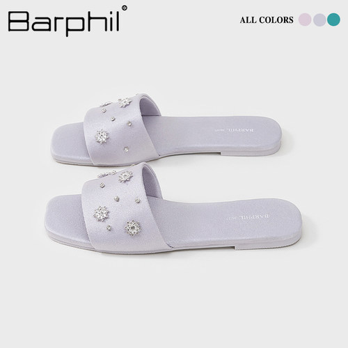 Barphil凉拖女款2025新款可外穿星星拖鞋春夏季防滑平底一字凉鞋