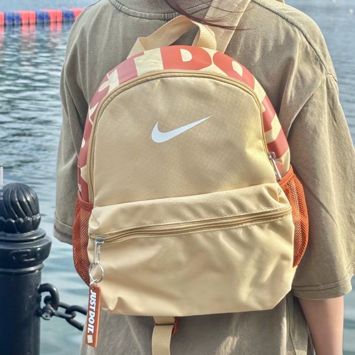 Nike耐克男女运动休闲双肩包成人新款儿童书包旅行背包DR6091-252