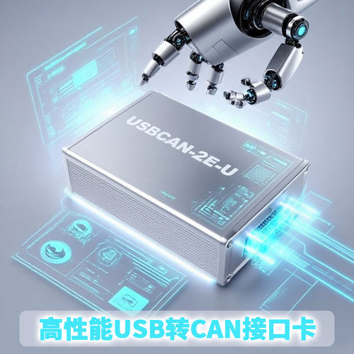 周立功USBCAN-2E-U/4E-U/II CAN卡分析仪 新能源CAN盒 调试接口卡
