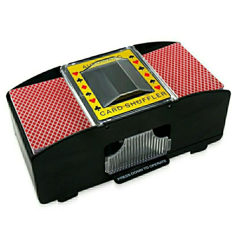 霜魄洗牌机发牌一体斗地主半自动扑克纸牌游戏娱乐洗牌道具棋牌洗