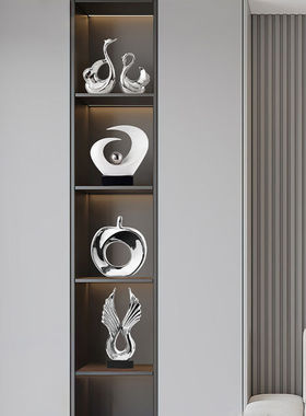 正想轻奢客厅酒柜装饰品摆件工艺品办公室电视柜玄关摆设乔迁搬家