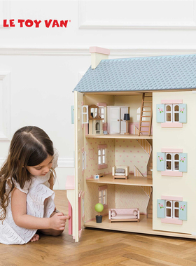 英国le toy van过家家玩具娃娃屋樱花树礼堂女孩木质公主仿真城堡